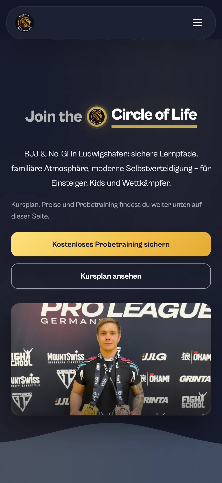 Circle of Life BJJ – Mobil-Ansicht